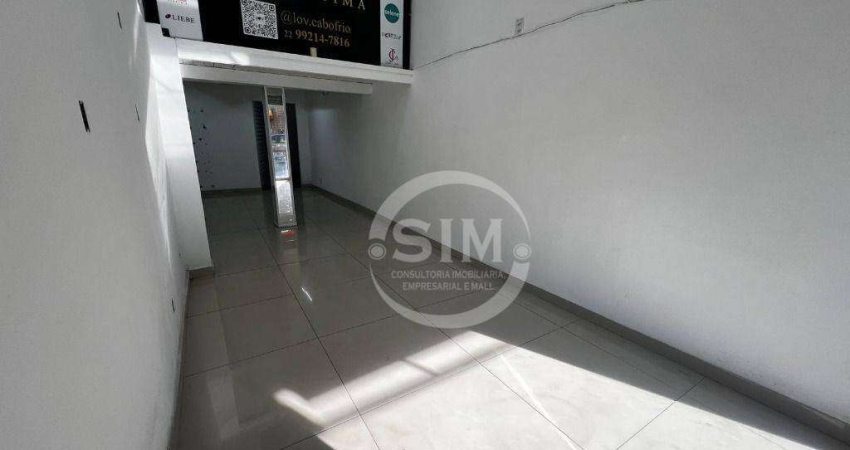 Loja para alugar, 58 m² por R$ 7.500,00/mês - Centro - Cabo Frio/RJ