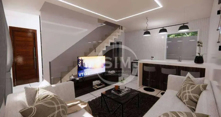 Casa com 3 dormitórios à venda, 100 m² por r$ 420.000 - peró - cabo frio/rj