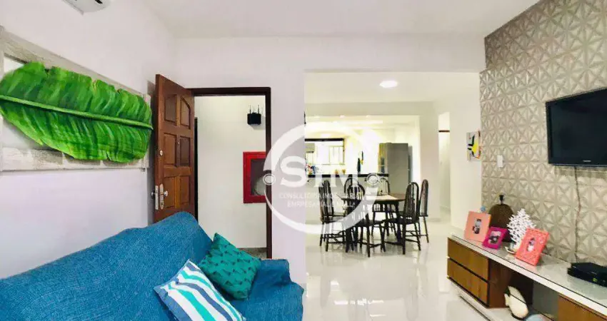 Apartamento com 3 dormitórios à venda, 120 m² por r$ 850.000,00 - centro - cabo frio/rj