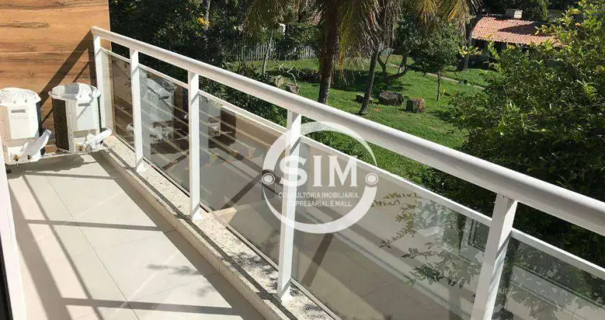 Apartamento com 1 dormitório à venda, 40 m² por r$ 480.000,00 - portinho - cabo frio/rj