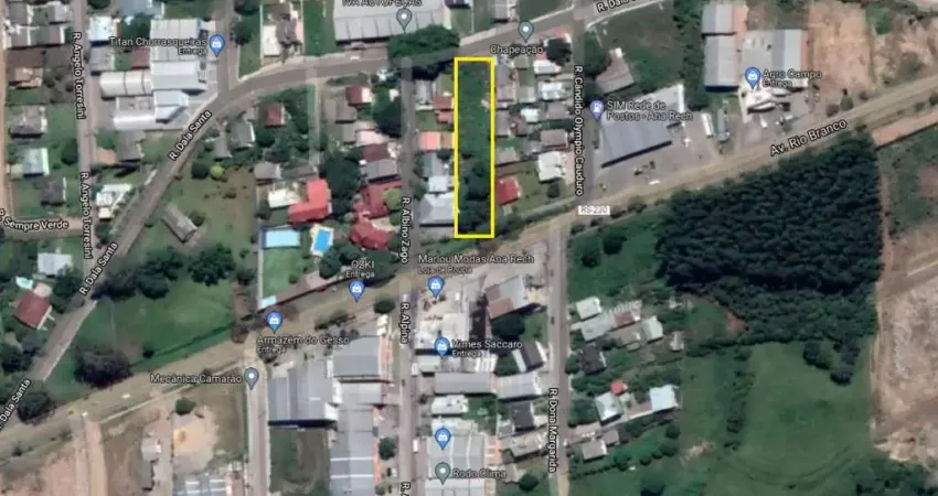 Terreno comercial à venda na Avenida Rio Branco, Ana Rech, Caxias do Sul