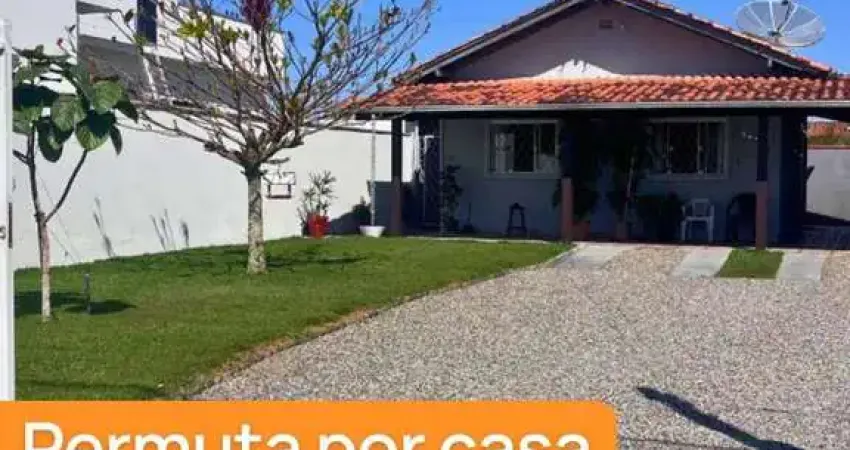 Casa com 3 quartos à venda, itajubá - barra velha - 600m da praia - aceita permuta