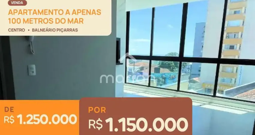 Apartamento 3 suítes à apenas 100m do mar, Centro - Balneário Piçarras/SC.