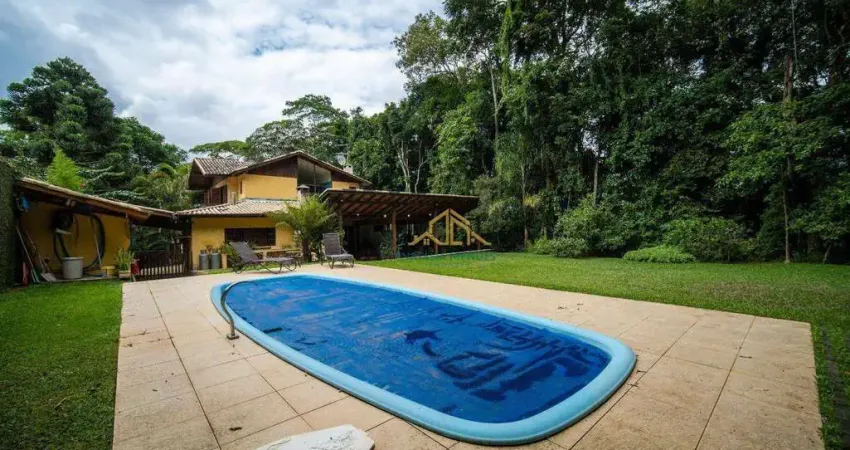 Casa com 4 dormitórios à venda, 410 m² por r$ 1.300.000,00 - embu colonial - embu das artes/sp