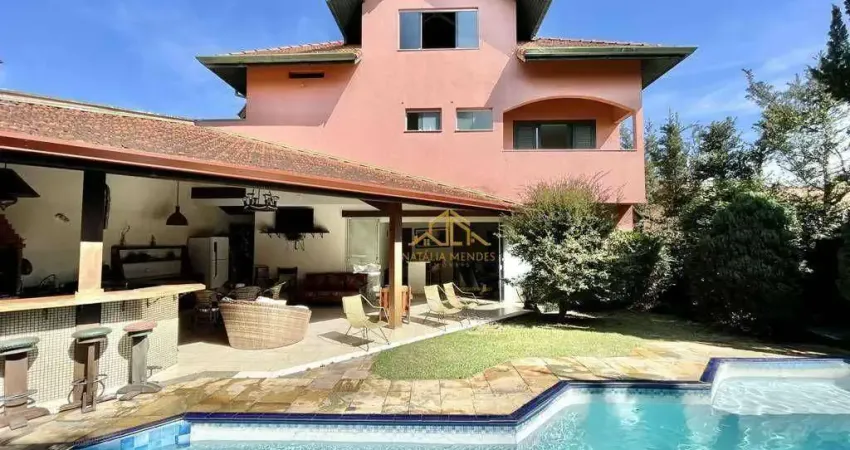Casa com 4 dormitórios à venda, 407 m² por r$ 2.200.000,00 - granja viana - são paulo ii - cotia/sp