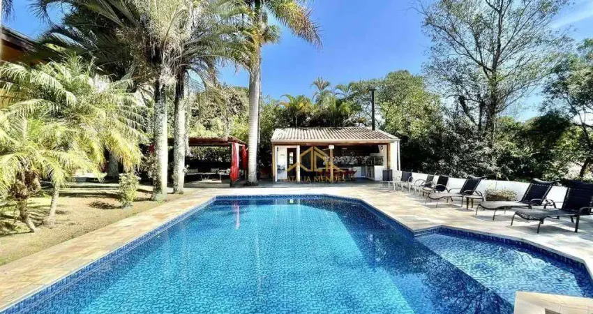 Casa com 5 dormitórios à venda, 608 m² por r$ 3.600.000,00 - granja viana - cotia/sp