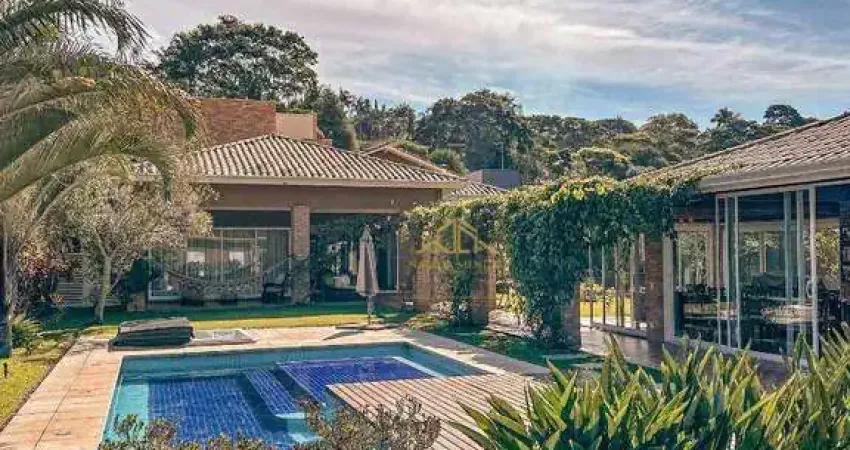 Casa com 4 dormitórios à venda, 549 m² por r$ 3.500.000,00 - parque dom henrique - cotia/sp