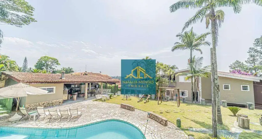 Casa com 5 dormitórios à venda, 750 m² por r$ 2.900.000,00 - granja viana - dom henrique ii - cotia/sp