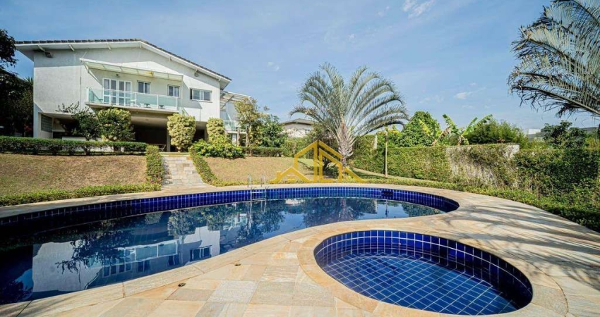 Casa térrea com 5 suítes à venda, 566 m² por R$ 2.385.000 - Granja Viana - Jardim Passargada I - Cotia/SP