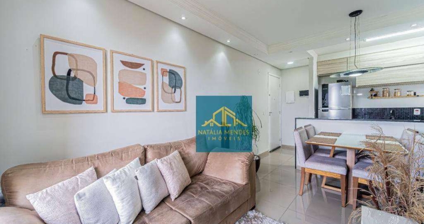 Apartamento com varanda, 3 quartos à venda, 60 m² por R$ 259.900 - Morro Grande - Cotia/SP