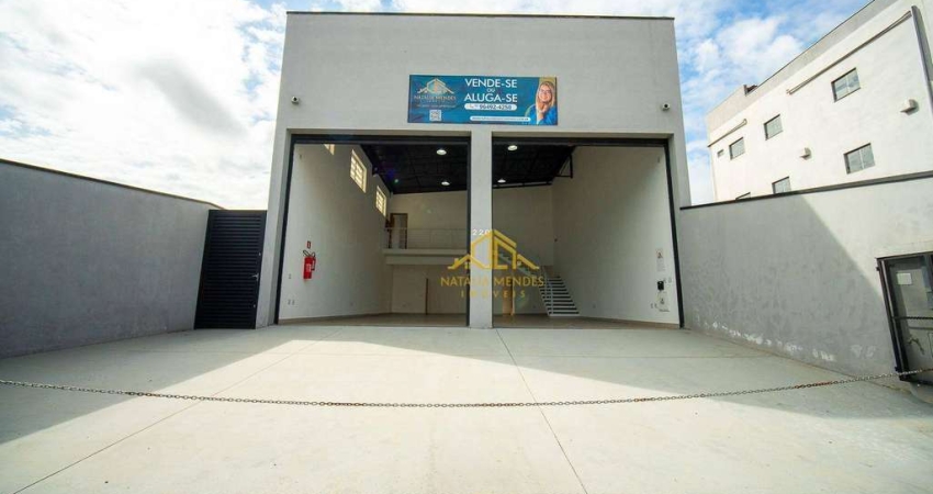 Galpão, 184 m² - Venda por R$ 1.290.000 ou Aluguel por R$ 7.500/mês - Centro - Vargem Grande Paulista/SP