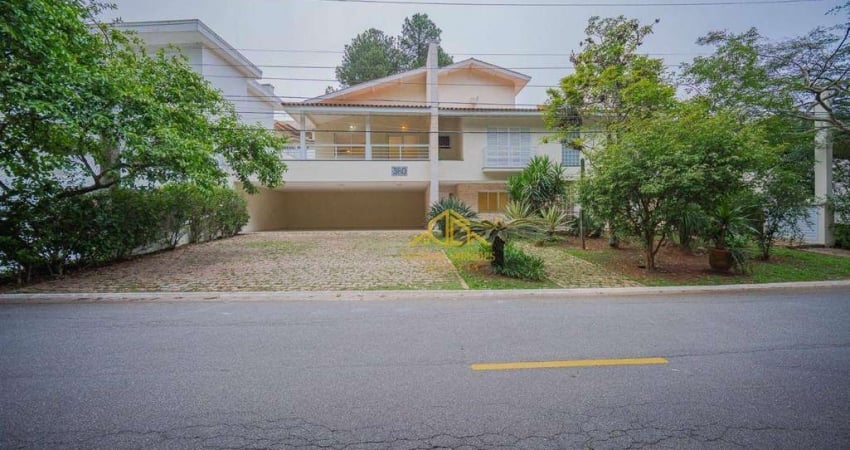 Casa térrea com 4 quartos com 535 m², aluguel por R$ 12.000,00 - Aldeia da Serra - Barueri/SP