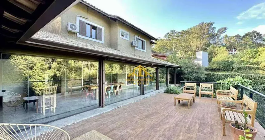 Casa com 3 dormitórios à venda, 355 m² por r$ 2.500.000,00 - granja viana – chácara dos lagos - carapicuíba/sp