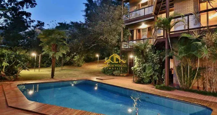 Casa com 7 dormitórios à venda, 628 m² por r$ 3.800.000,00 - residencial morada dos lagos - barueri/sp