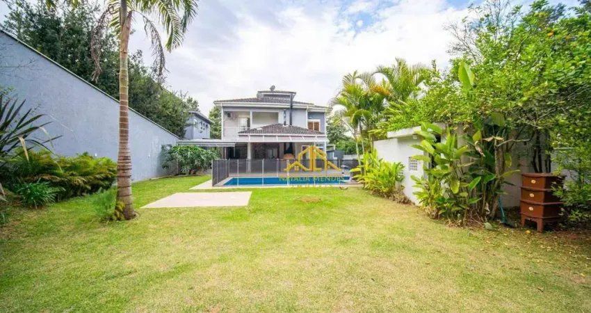 Casa com 4 quartos, sendo 4 suítes, 410 m² - venda por r$ 3.650.000 ou aluguel por r$ 25.000/mês - granja viana - vintage - cotia/sp