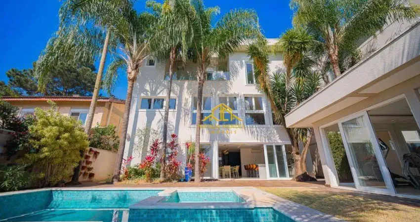 Casa com 5 quartos, sendo 5 suítes à venda, 525 m² por r$ 6.900.000 - alphaville conde ii - barueri/sp