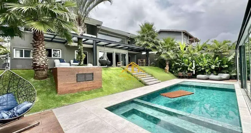 Casa com 4 dormitórios à venda, 463 m² por r$ 5.190.000,00 - granja viana – parque das artes - embu das artes/sp