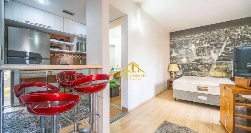 Flat com 1 dormitório à venda, 37 m² por r$ 450.000,00 - indianópolis - são paulo/sp