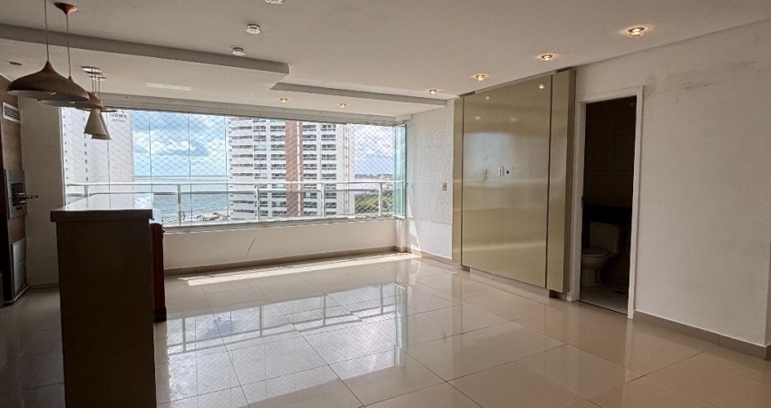 Excelente apartamento, vista mar, para locação com 3 suítes