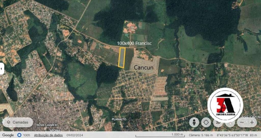 40.000m2 Escriturado aos fundos do Residencial Cancun