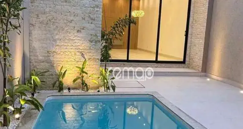 Casa alto padrão Parque Universitário com 3 suites e piscina aquecida