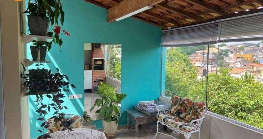 Casa com 2 dormitórios para alugar, 80 m² por R$ 3.660,00/mês - Jardim Aurora - Jandira/SP