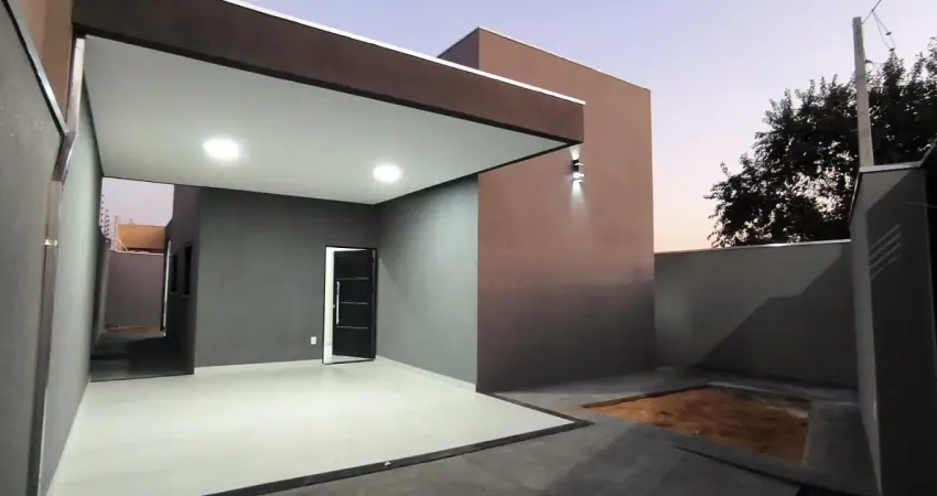 Casa nova com 3 dormitórios, à venda no parque dos ipês i, em mirassol/sp