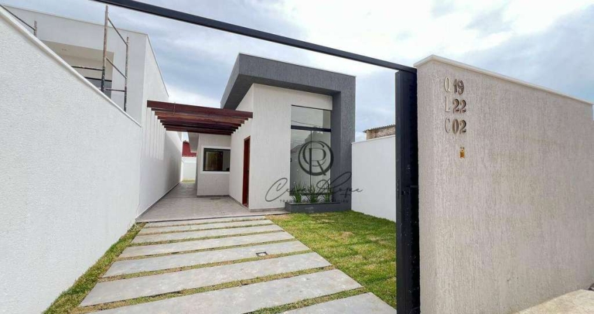 Casa com 3 dormitórios à venda, 75 m² por R$ 340.000,00 - Recanto do Sol - São Pedro da Aldeia/RJ