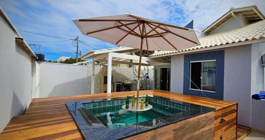 Casa com 2 dormitórios à venda por R$ 370.000,00 - Vila do Peró - Cabo Frio/RJ