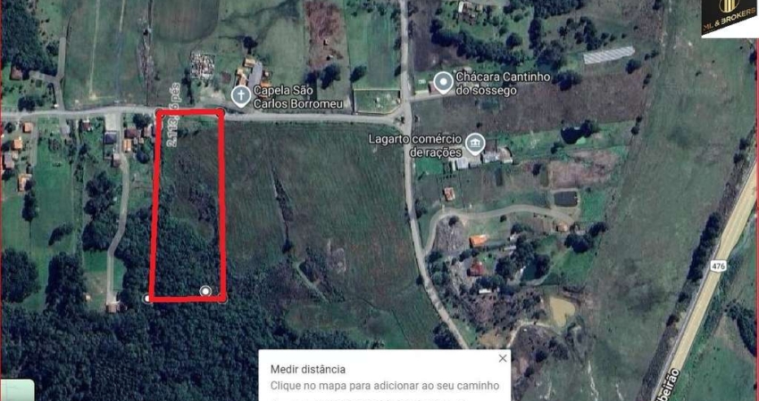 20.000M2/FRENTE CAPELA SAO CARLOS BARROMEU/IDEAL INIVESTIDOR