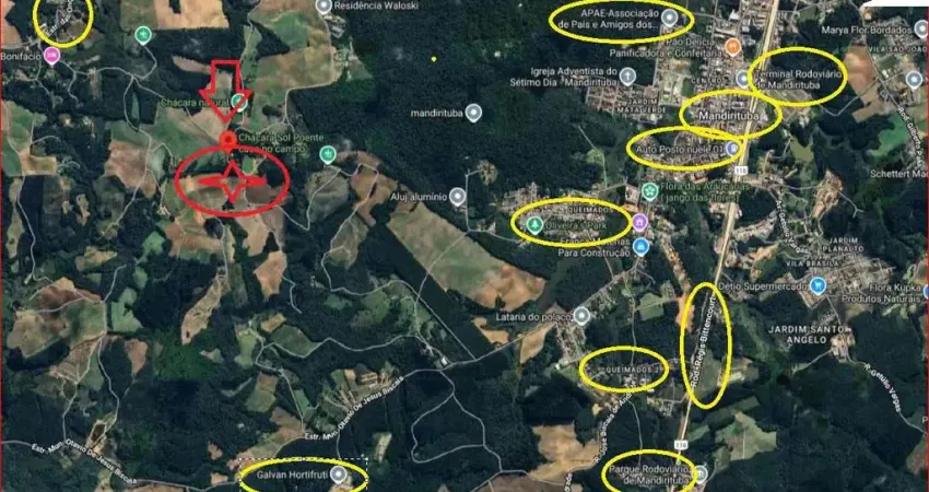 301.778m2/12,47 alqueires/1.000m cidade/ideal investidores