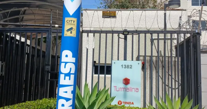 Apto novo no condomínio residencial turmalina,02 dormitórios sem vaga garagem-r$210000,00.