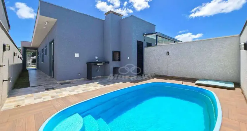 Casa com 3 dormitórios à venda, 95 m² por r$ 490.000,00 - nereidas - guaratuba/pr