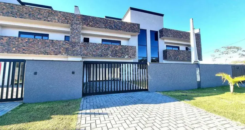 Sobrado com 3 dormitórios à venda, 161 m² por r$ 690.000,00 - brejatuba - guaratuba/pr