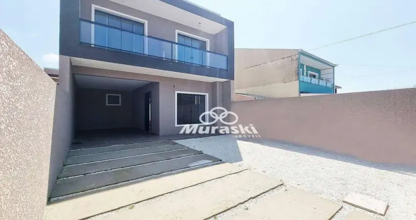 Sobrado com 3 dormitórios à venda, 132 m² por R$ 649.000,00 - Balneario Eliana - Guaratuba/PR