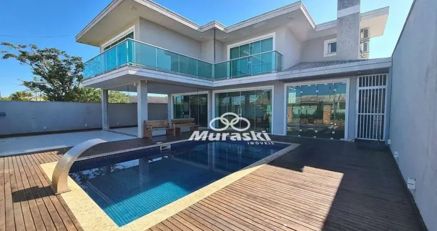 Casa com 3 dormitórios para alugar, 170 m² por R$ 1.300,00/dia - Coroados - Guaratuba/PR