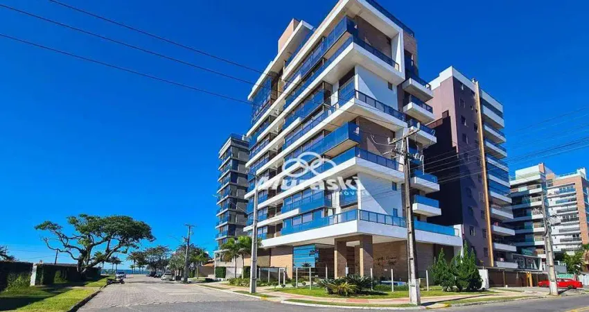 Apartamento com 3 dormitórios para alugar, 192 m² por diária - Centro - Guaratuba/PR
