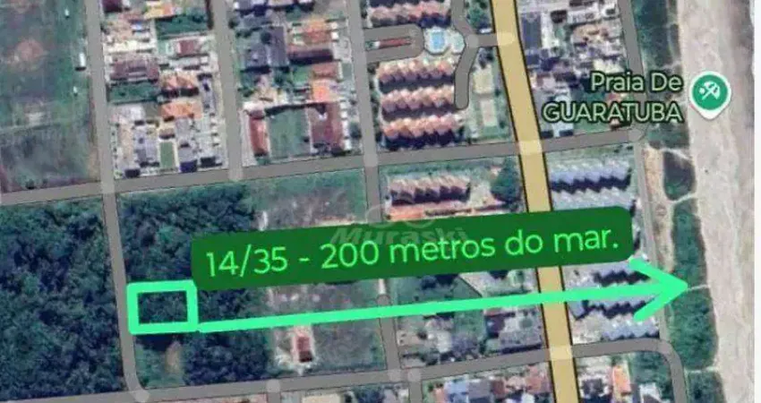 Terreno à venda, 490 m² por R$ 360.000,00 - Brejatuba - Guaratuba/PR