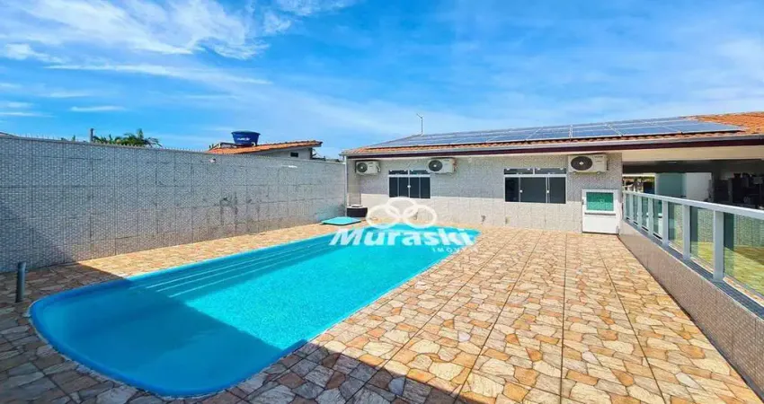 Casa com 6 dormitórios para alugar, 270 m² por r$ 2.500,00/dia - nereidas - guaratuba/pr