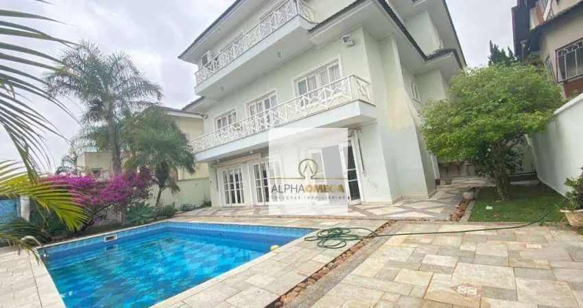 Casa com 4 dormitórios, 546 m² - venda por r$ 3.950.000,00 ou aluguel por r$ 20.090,00/mês - residencial onze (alphaville) - santana de parnaíba/sp