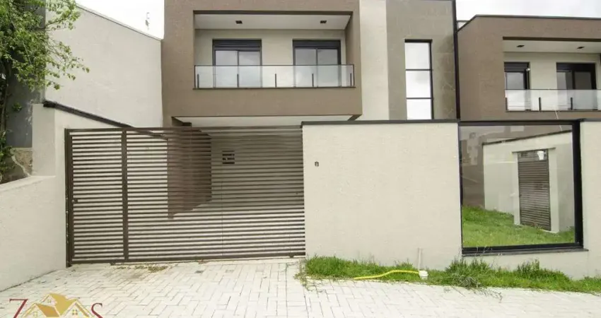 Sobrado à venda com 3 quartos em são josé dos pinhais, boneca do iguaçu