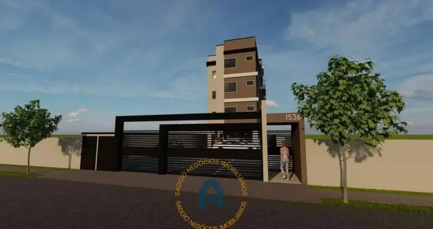 Apartamento à venda em são josé dos pinhais, parque da fonte, com 2 quartos, 46,40m²