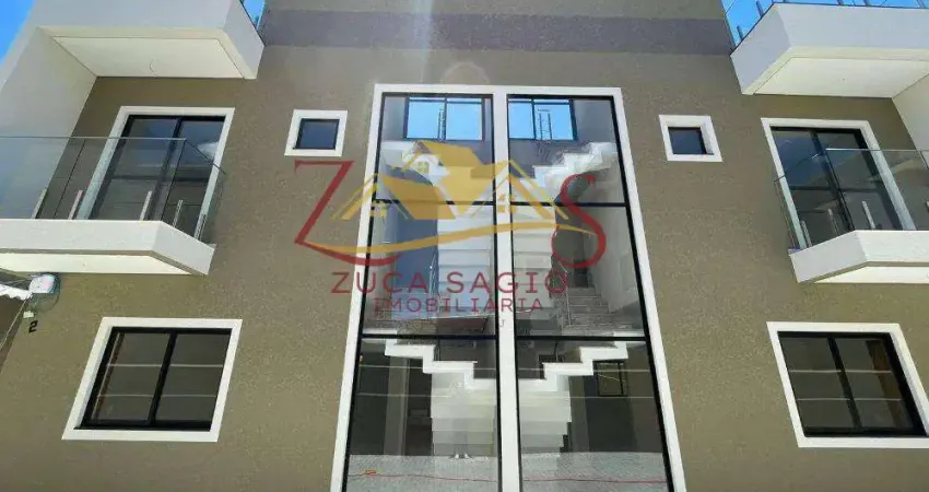 Sobrado à venda em curitiba, uberaba, com 3 quartos, 104,13m²