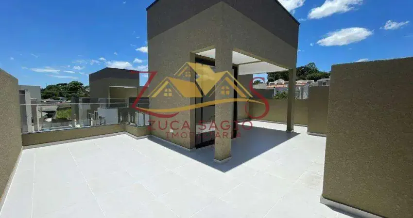 Sobrado à venda em curitiba, uberaba, com 3 quartos, 105,00m²