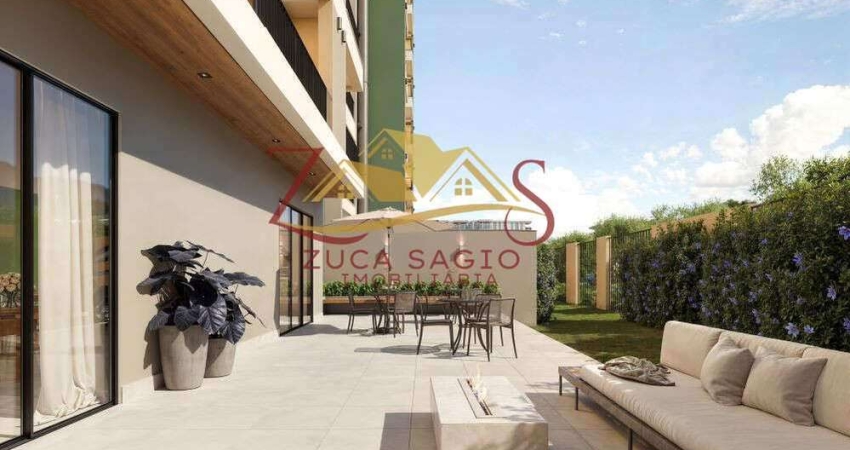 Apartamento à venda em Curitiba, Cajuru, com 2 quartos com suíte, 59,59m²