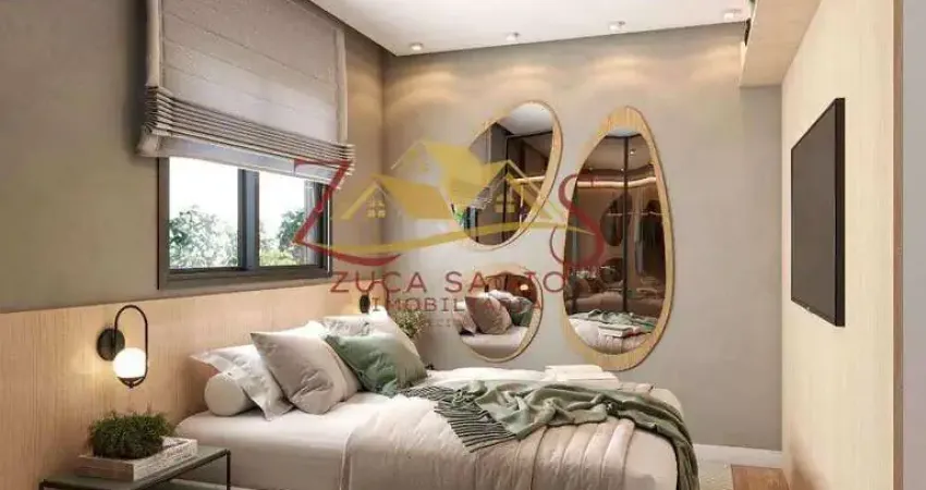 Apartamento à venda em Curitiba, Cajuru, com 2 quartos com suíte, 59,59m²