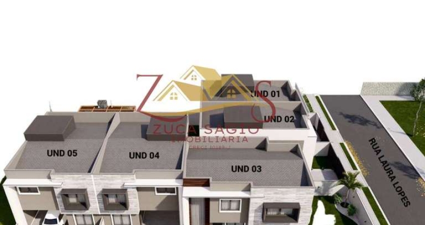 Sobrado à venda em São José dos Pinhais, Cruzeiro, com 3 quartos, 115m²