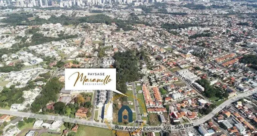 Terreno em condomínio à venda em curitiba, santa felicidade, 116,62m²