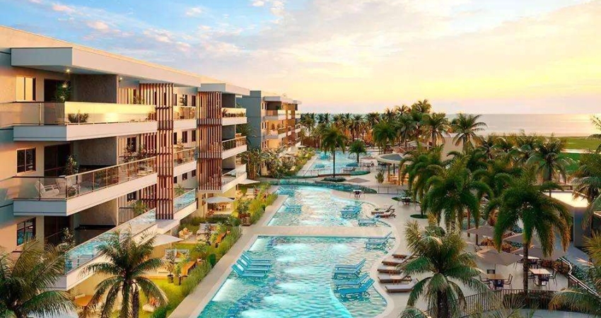 Flat com 2 quartos à venda na Beach Class Porto das Dunas, Av. Litorânea, Centro, Aquiraz