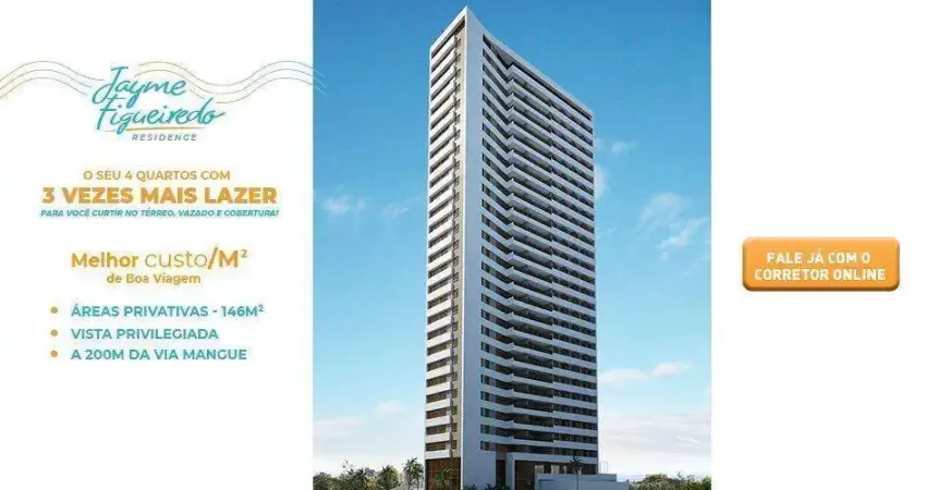 Apartamento com 4 quartos à venda na Rua Ministro Nelson Hungria, Boa Viagem, Recife